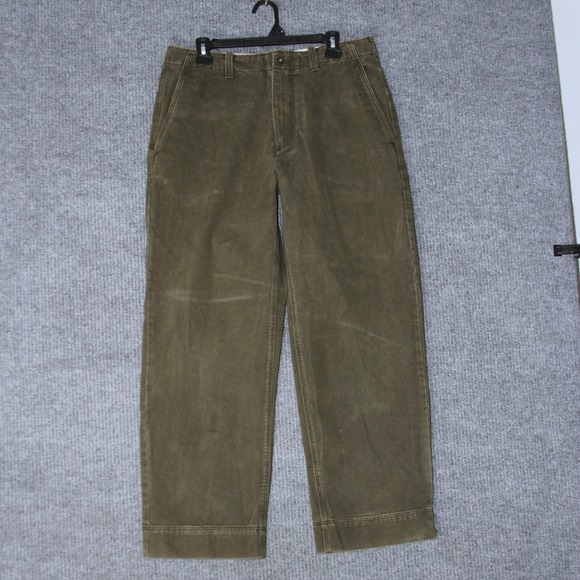 J. Crew Other - J Crew Chino Pants Mens 33x30 Olive Green Cotton Straight Leg Workwear